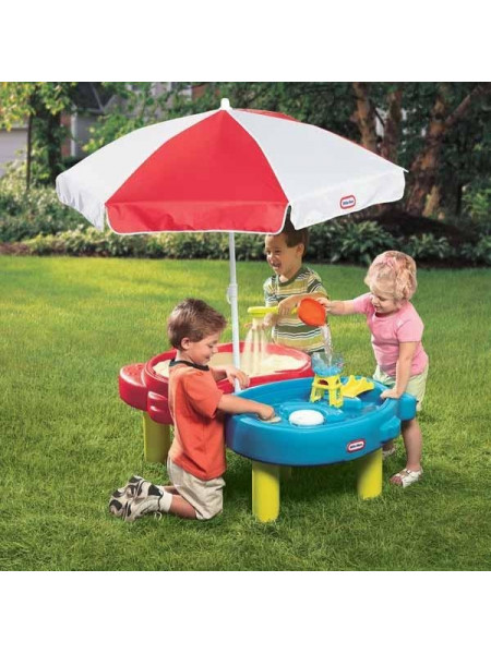 Дитяча пісочниця столик з парасолькою Гавань